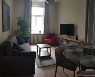 Апартаменты Apartamentai prie Meridiano Клайпеда Апартаменты с 1 спальней-16