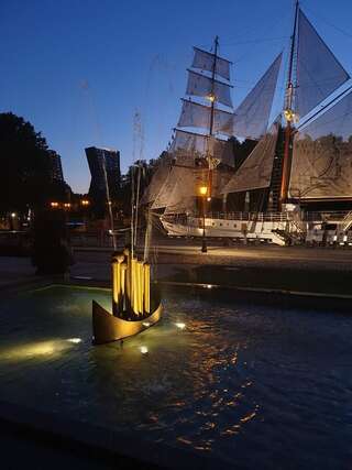 Апартаменты Apartamentai prie Meridiano Клайпеда Апартаменты с 1 спальней-3